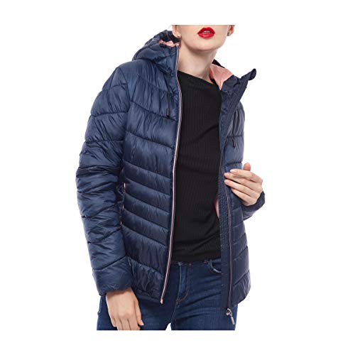 Lightweight Water-Resistant Hooded Puffer Jacket S304