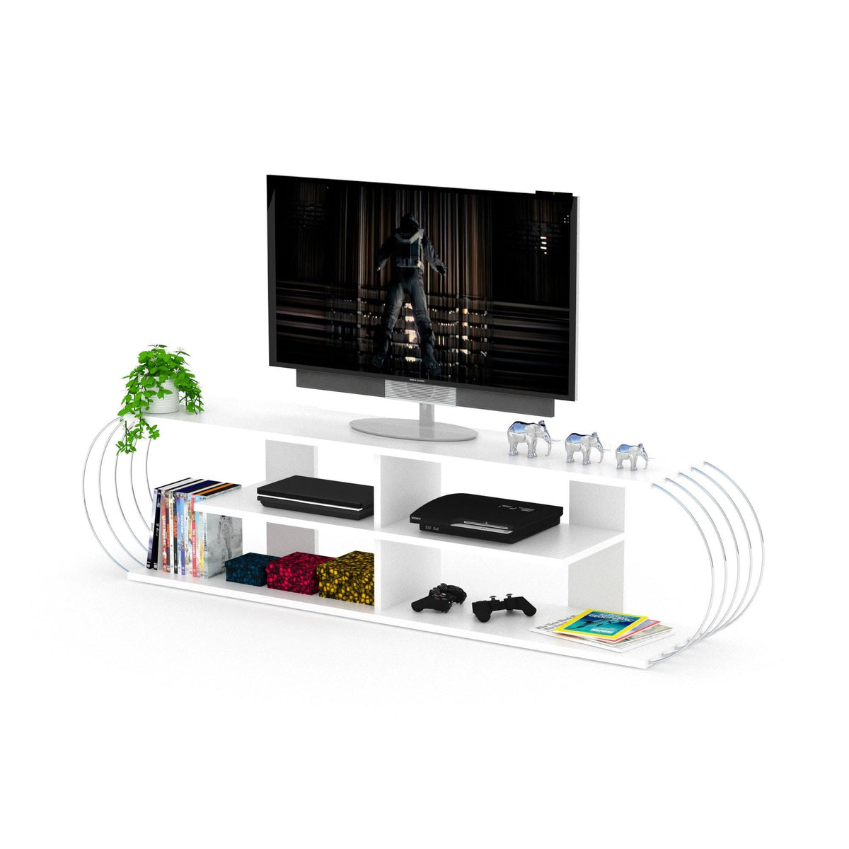 White TV Unit E887530