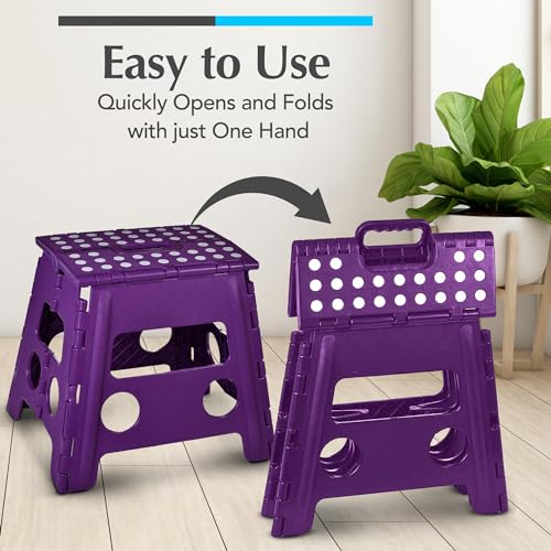 Folding Step Stool (Black) M567