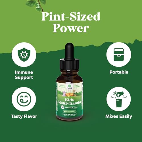 Liquid Multivitamin for Kids with Vitamins C D3 E B6 J28171