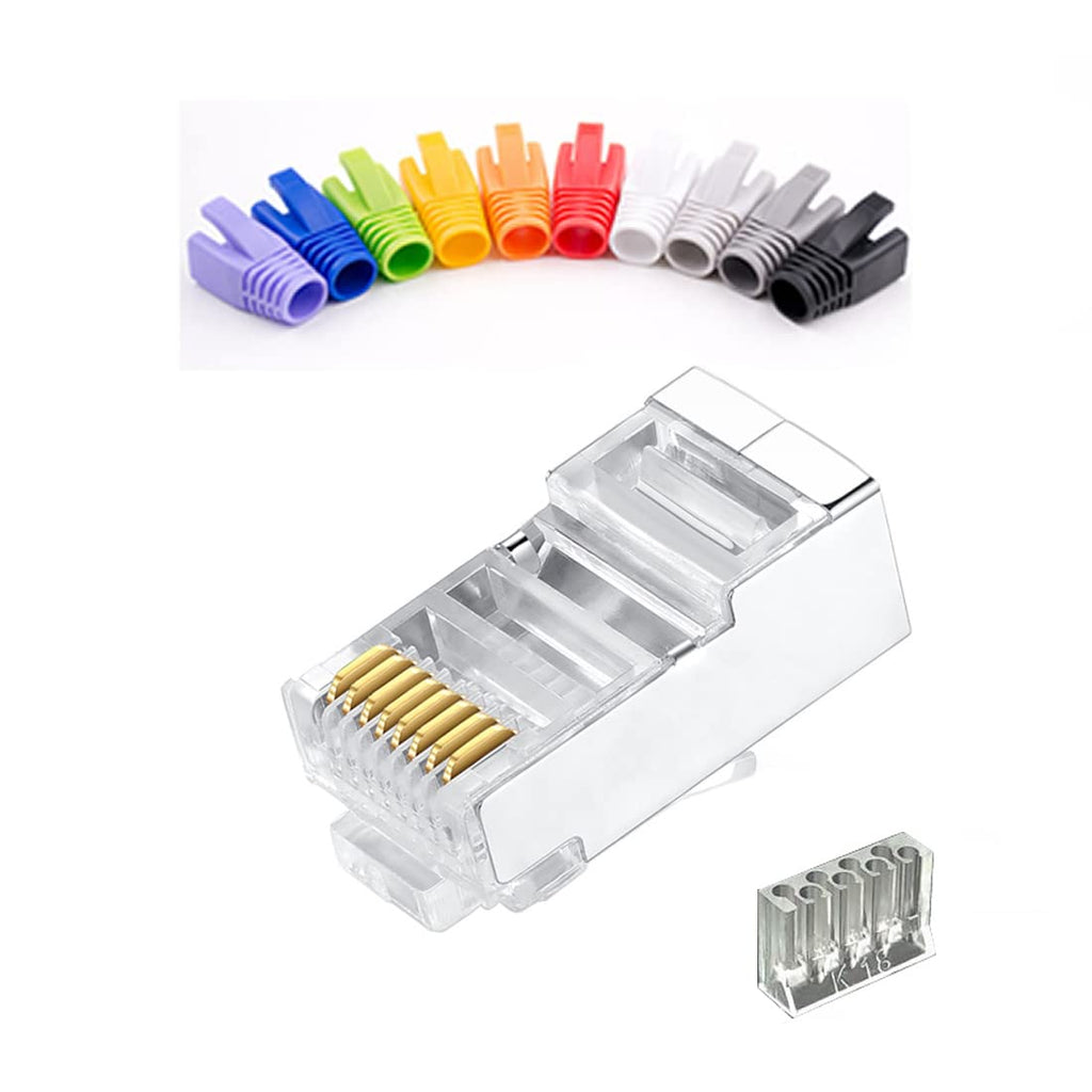 100 Pcs Cat7 RJ45 Connectors E835