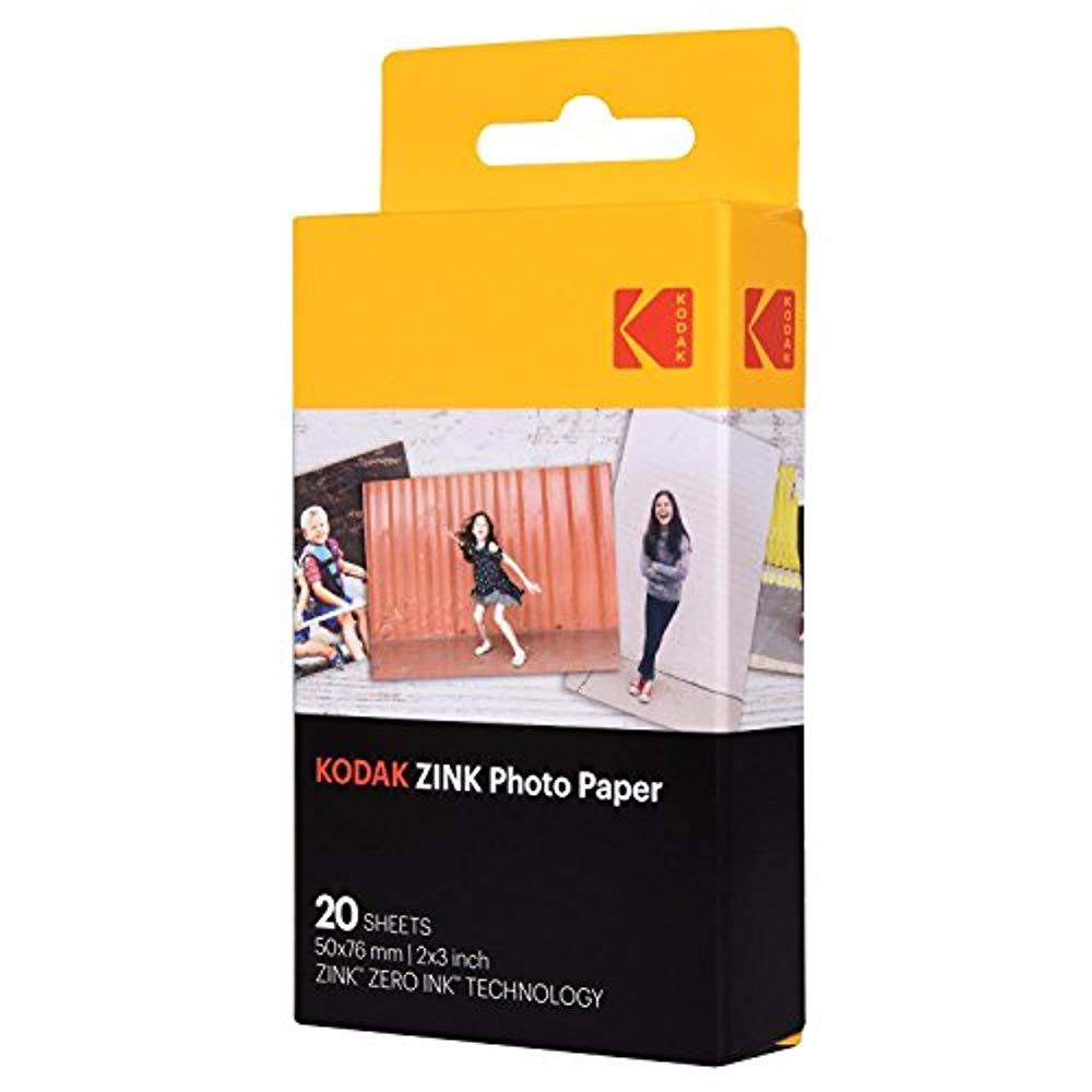 Instant Camera Bundle with Zink Paper and Case G48590