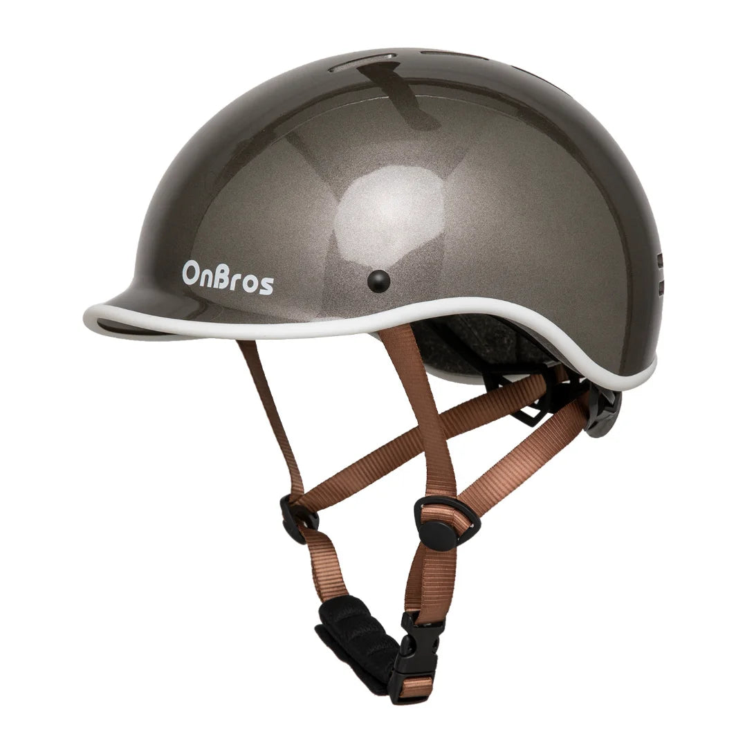 Bright crystal gray Adjustable Safety Certified Bike Helmet X76213