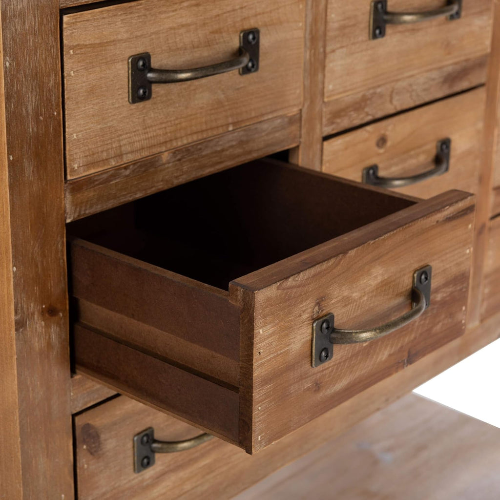 Natural Oak 9 Drawer Chest X493