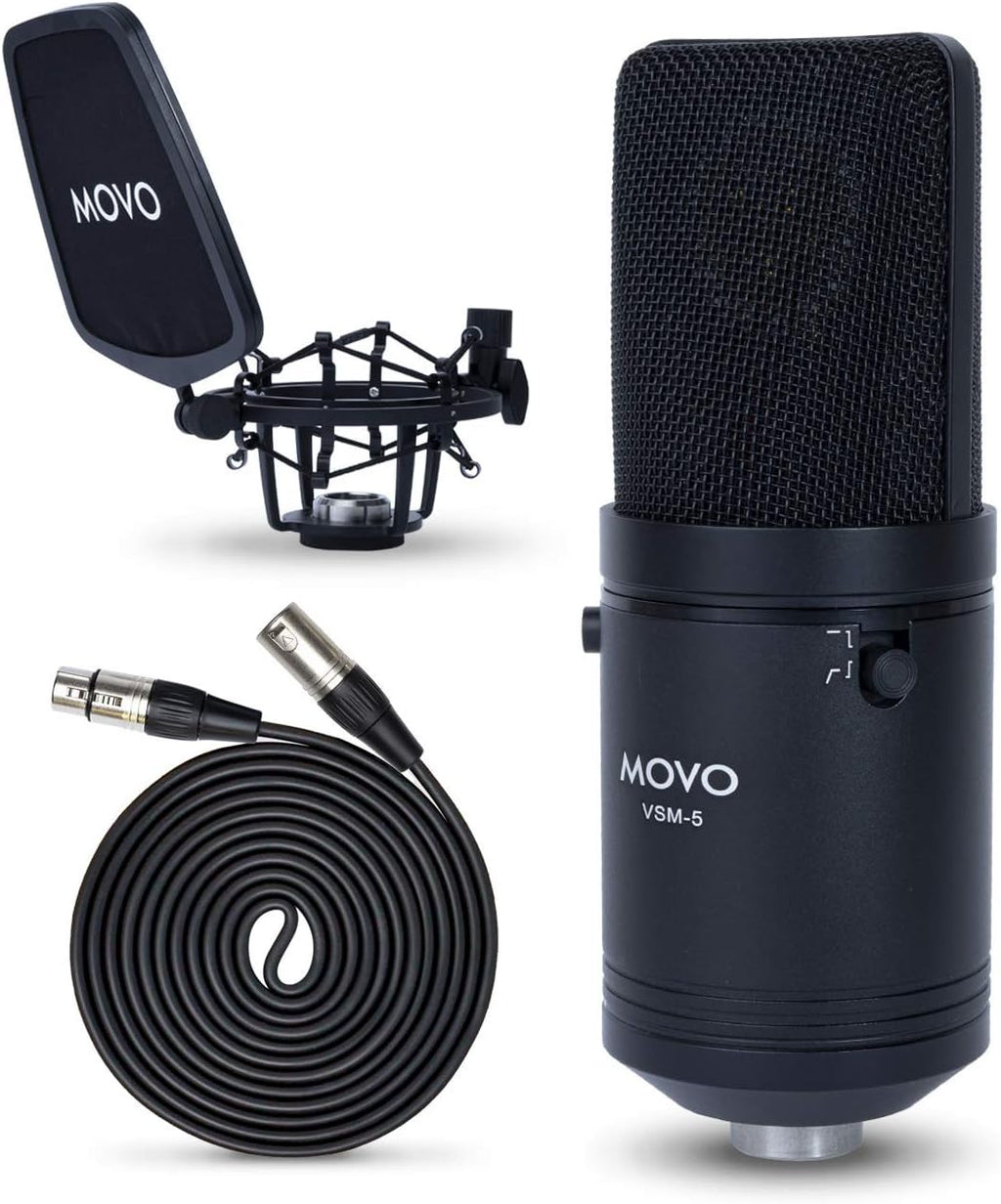 Large Diaphragm Cardioid Condenser Microphone with Shock Mount N157516