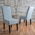 Light Sky Fabric Dining Chairs, 2-Pcs Set R109024