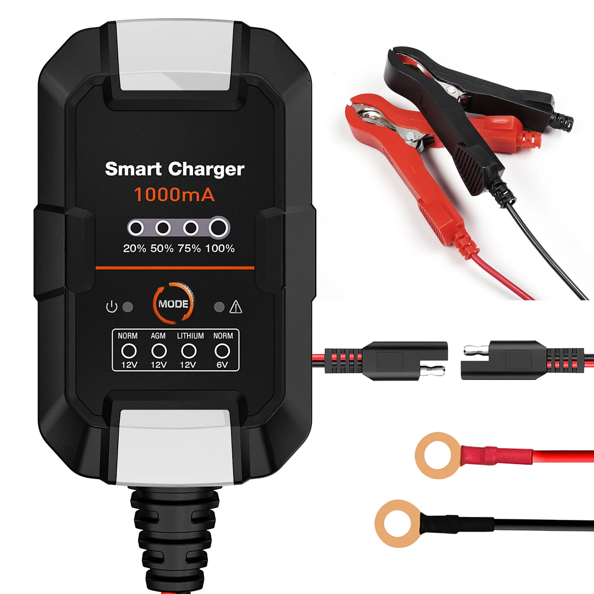 6V/12V 1A Trickle Charger Battery Maintainer Y374513