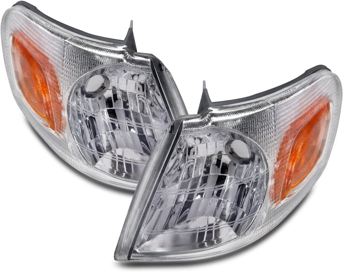 Chrome Housing Park Corner Lights Pack of 2 L4039