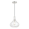 1-light Polished Nickel Pendant I7533