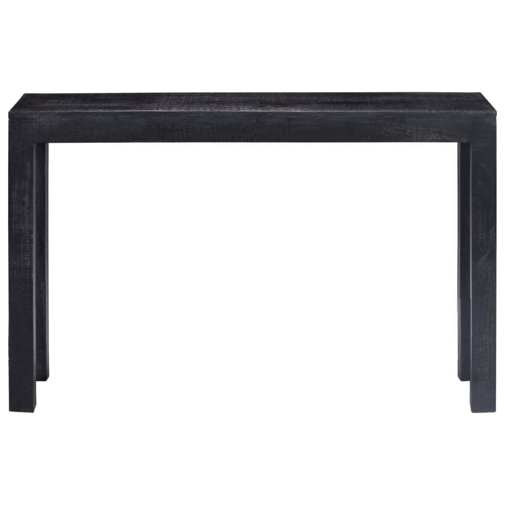 Black Solid Mango Wood Console Table L28827
