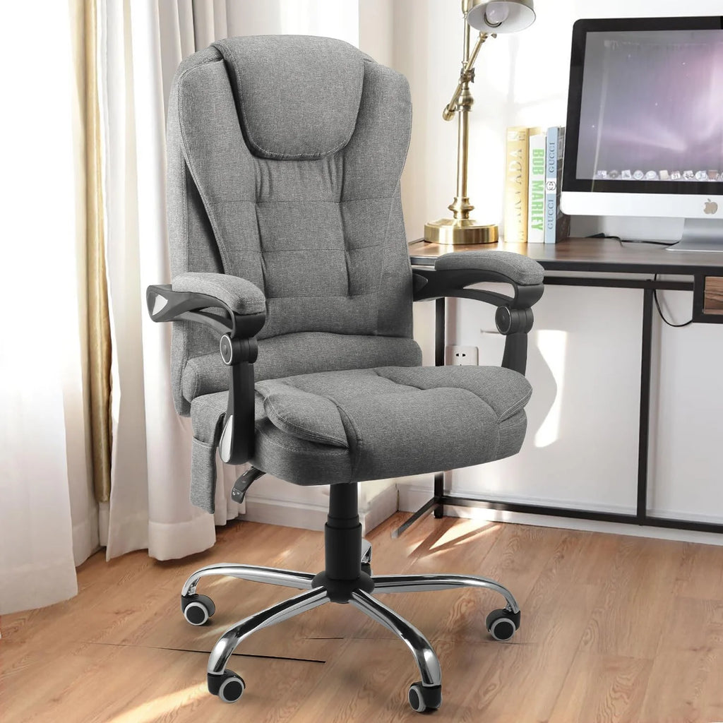Grey Ergonomic Reclining Office Chair Z19283