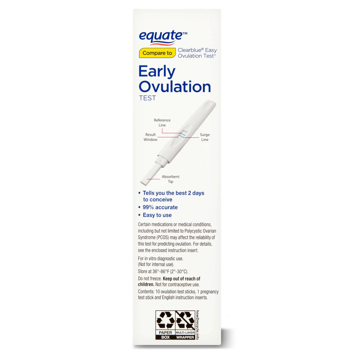 Ovulation Test Kit 10 + 1 E7269