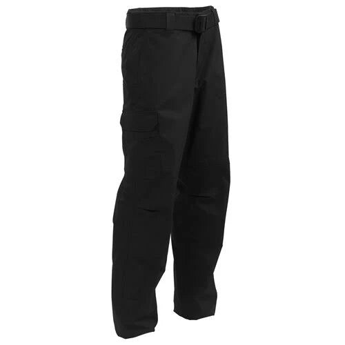 Black Ripstop Uniform Cargo Pants R7036