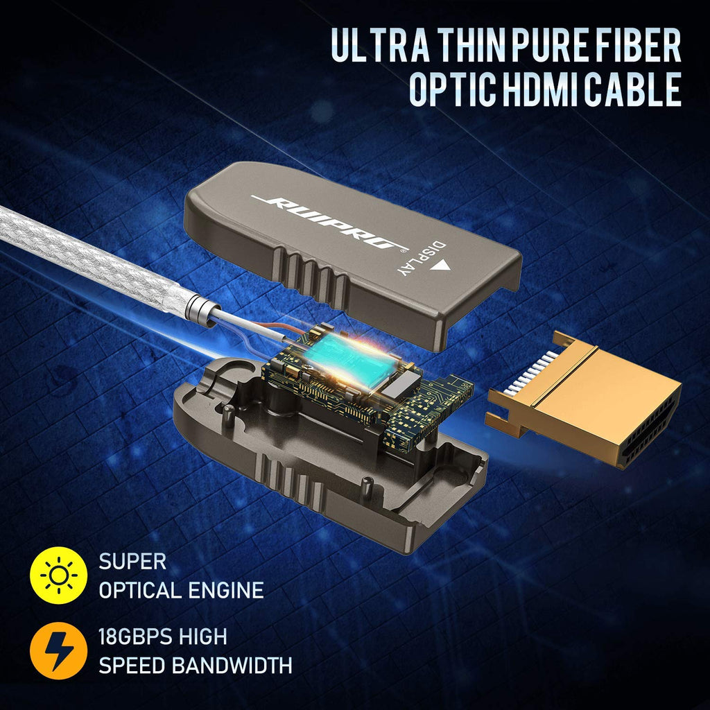 Fiber Optic HDMI Cable 33 Feet Y4529
