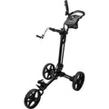 Black 3-Wheel Foldable Golf Push Cart L566574