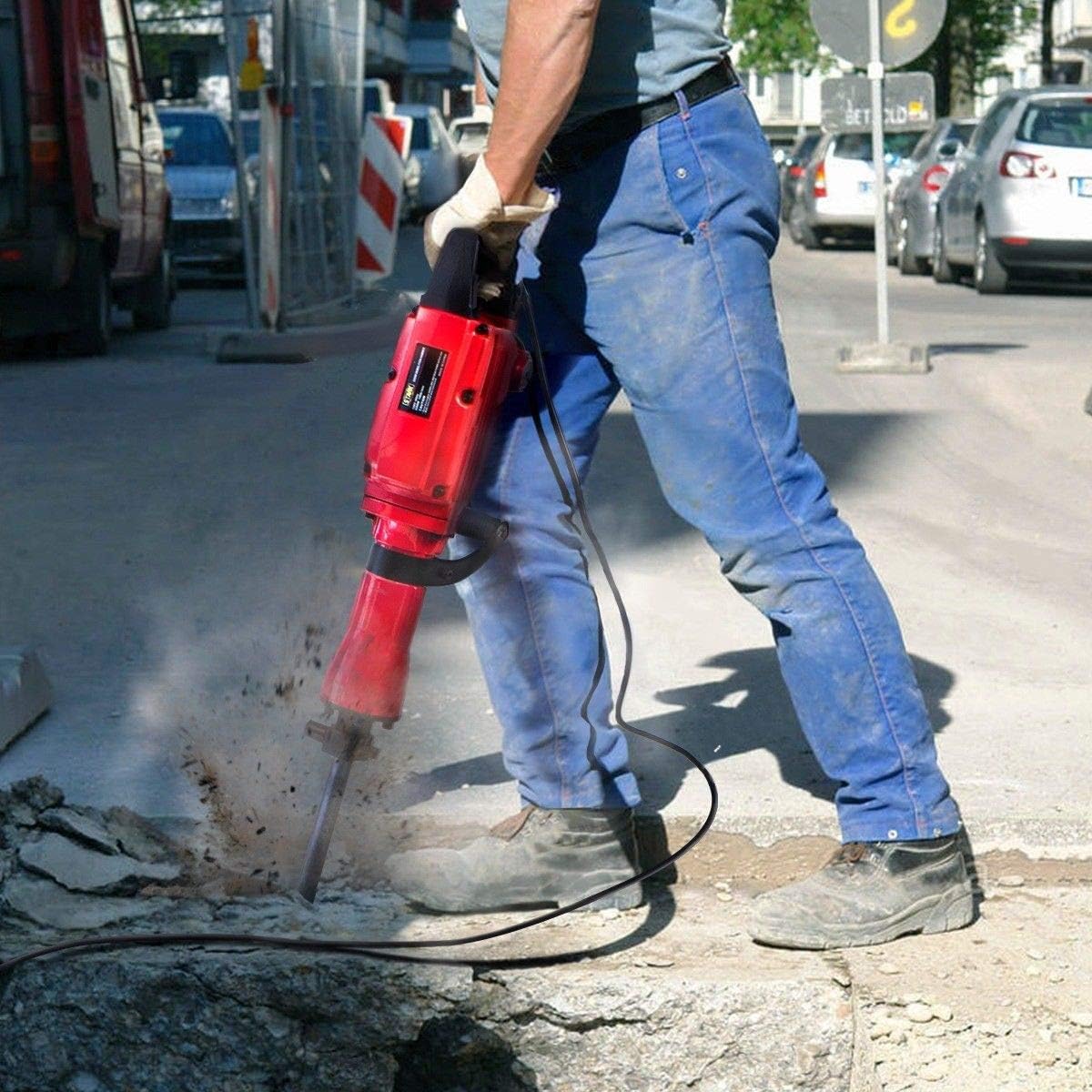 2200W Electric Demolition Concrete Breaker Jack Hammer F2483
