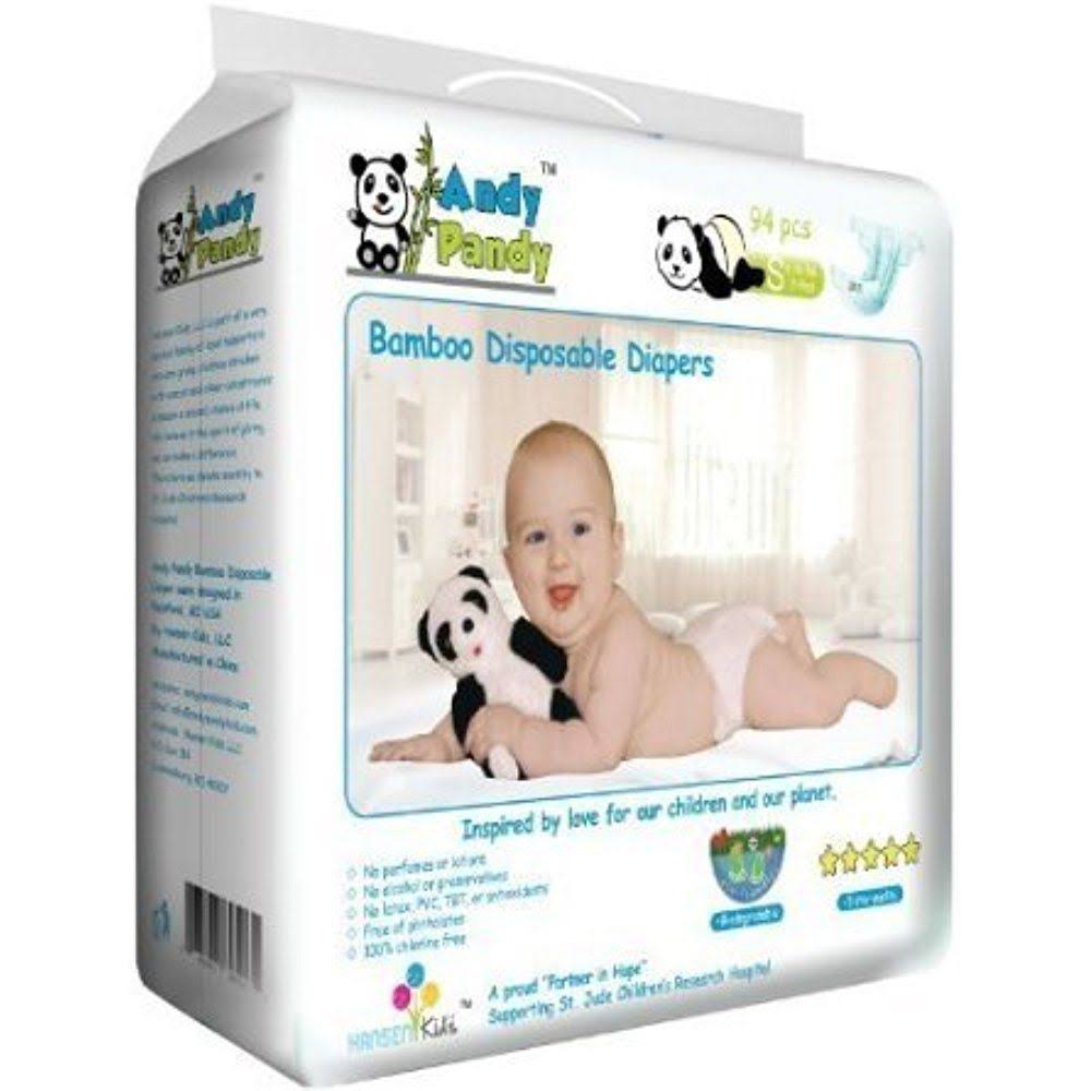 Bamboo Disposable Diapers, Small, 94 Count C806056