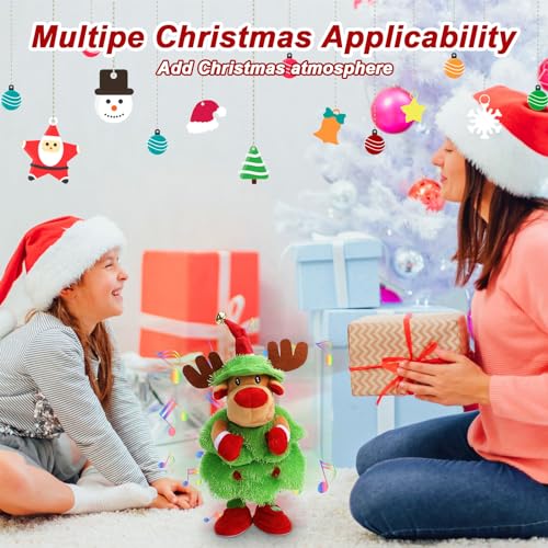 LED Musical Reindeer Stuffed Animal Plush Toy N478