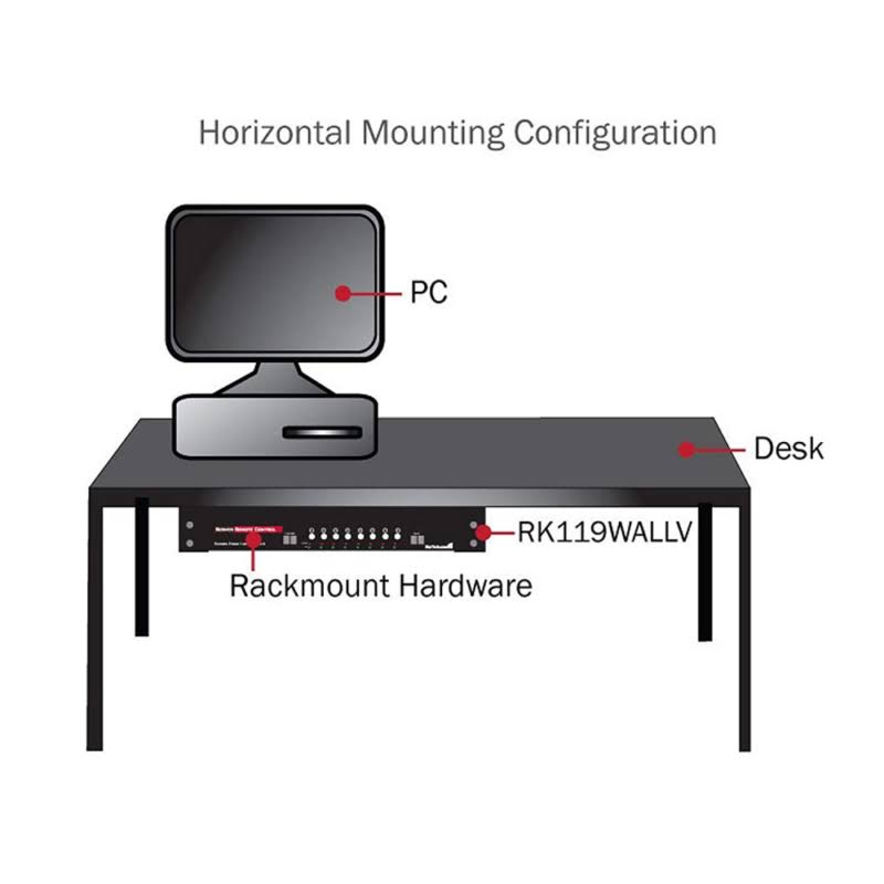 4U Steel Vertical Rack and Wall Mountable Server Rack B9765