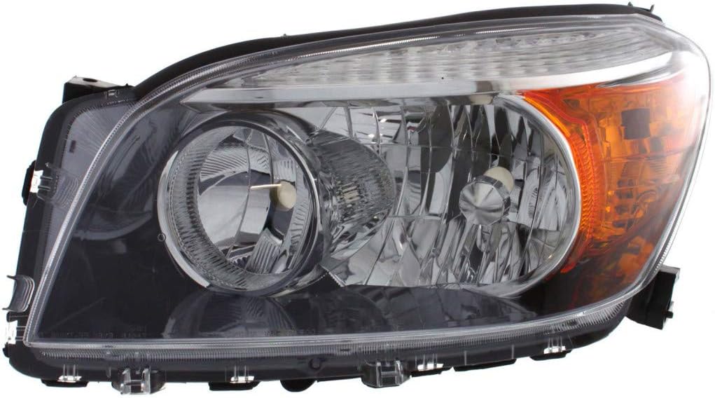 Black Housing Headlight Pair for 2006 2007 2008 Toyota RAV4 K908652