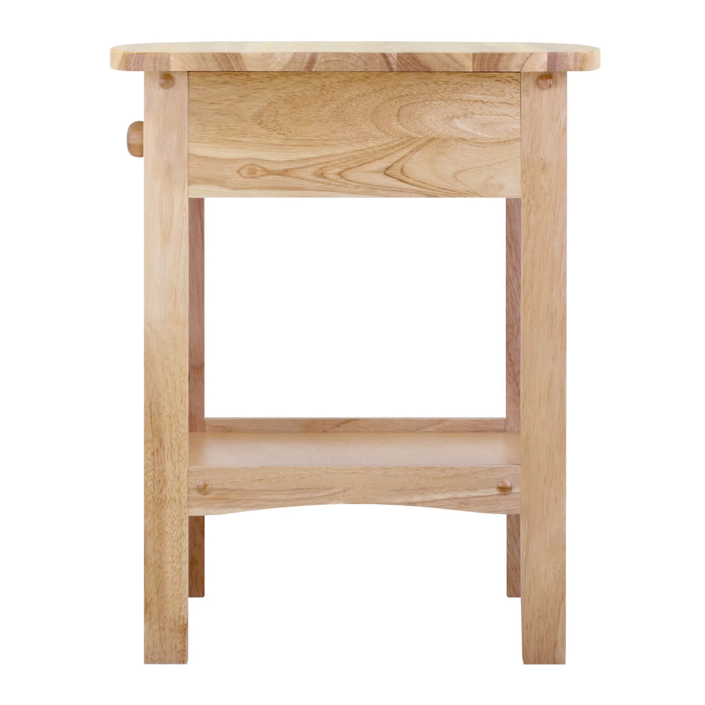 22" Natural Square Top Accent Table L6394