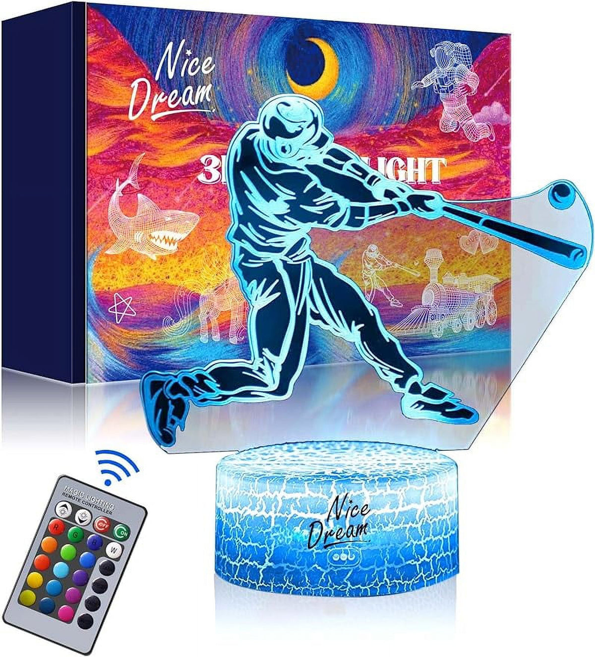 3D Illusion Acrylic LED Night Light X574
