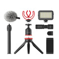 Smartphone Vlogger Kit with Mic and LED Light Q6887
