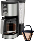 14-Cup Programmable Coffee Maker with Glass Carafe and Permanent Filter J863681