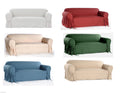Cotton Round Arm Slipcover for Sofa, Loveseat and Chair Y161813