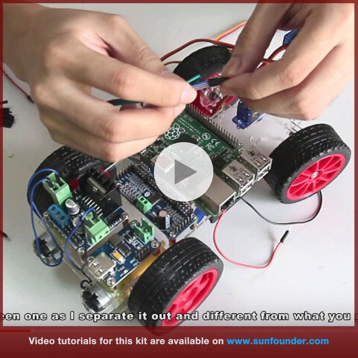 Smart Video Car Kit for Raspberry Pi P8604