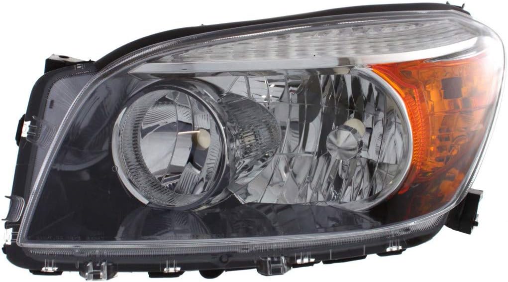 Black Housing Headlight Pair for 2006 2007 2008 Toyota RAV4 K908652