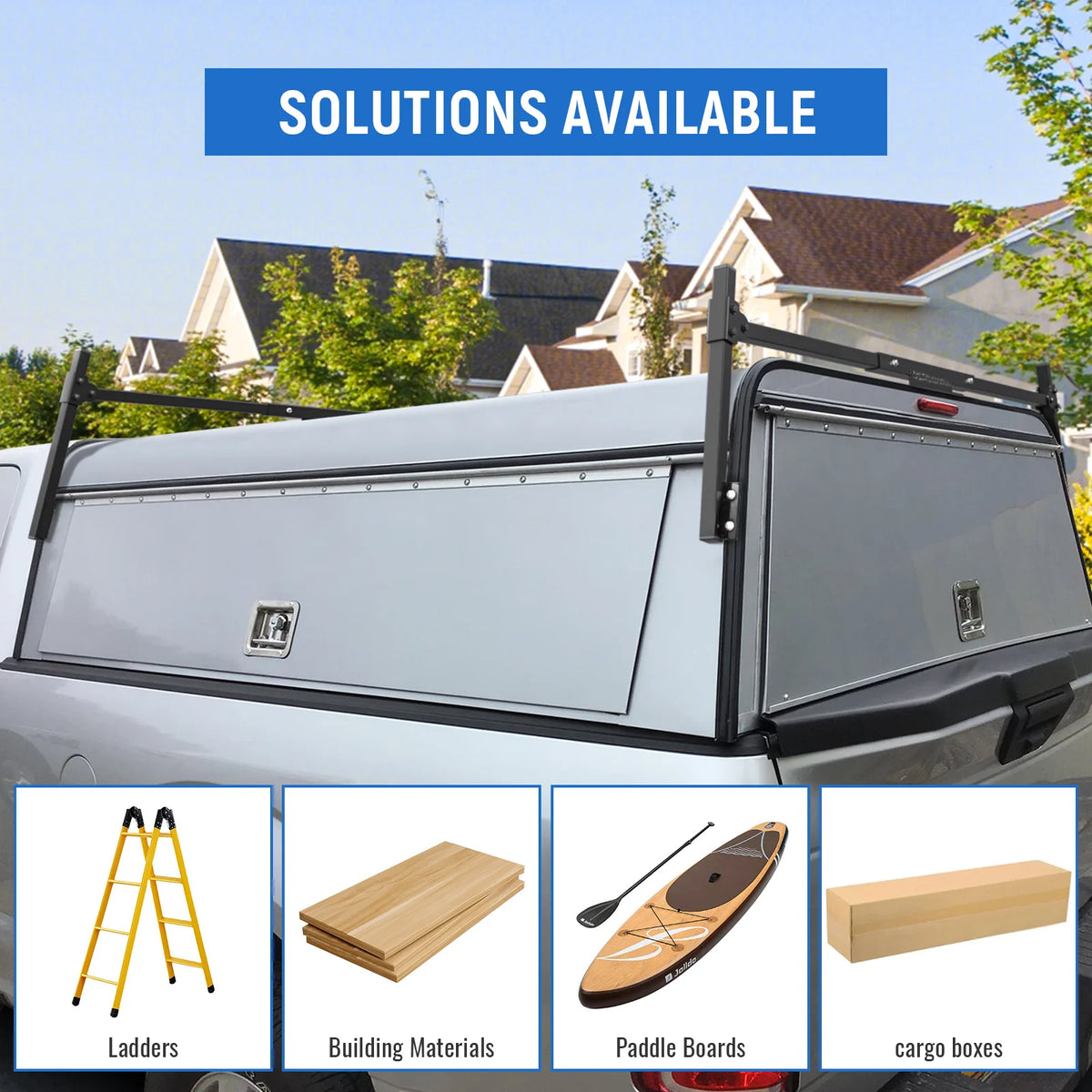 Iron Heavy Duty Truck Ladder Rack F104344