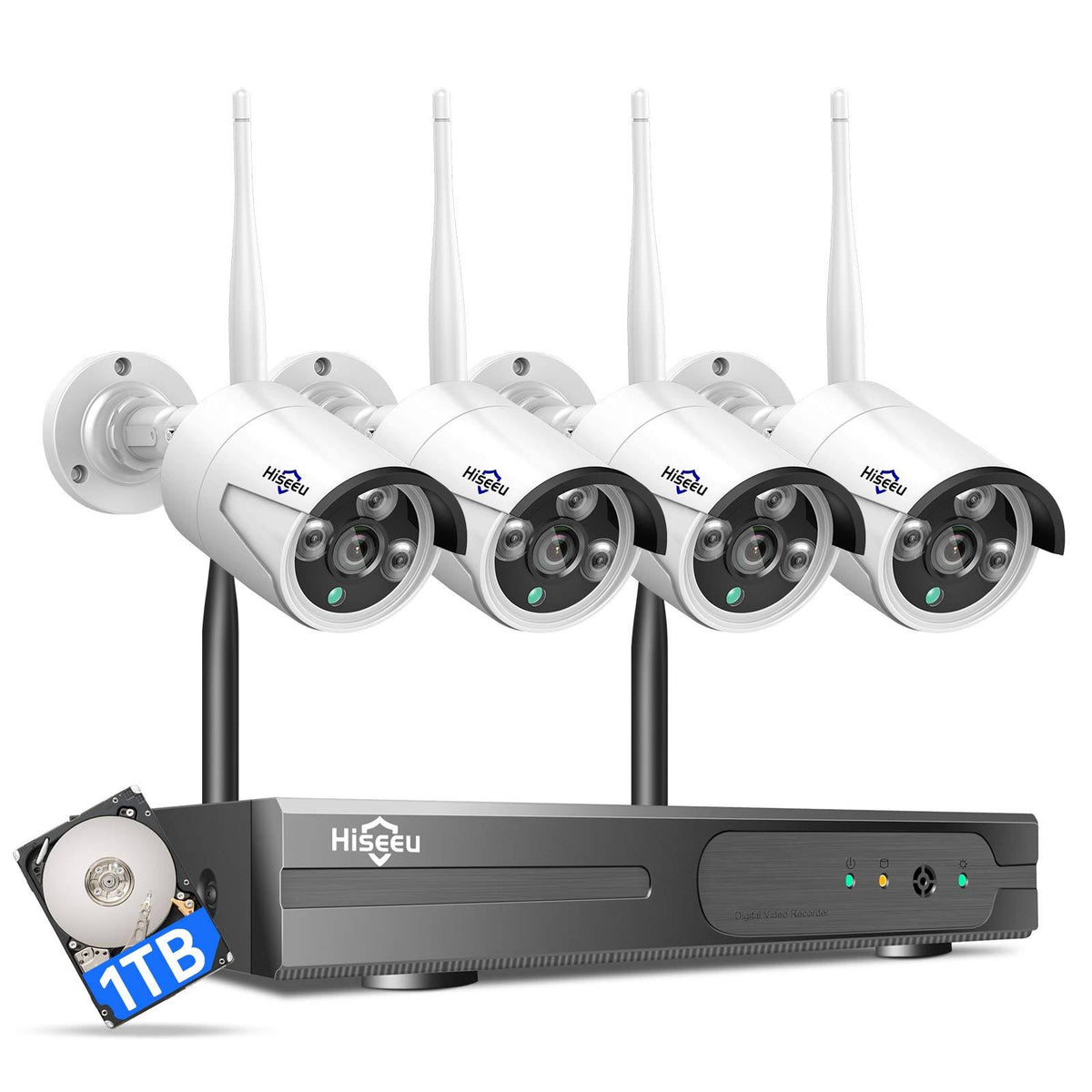 Expandable 8CH Wireless Security Camera System with 1TB Hard Drive P82857