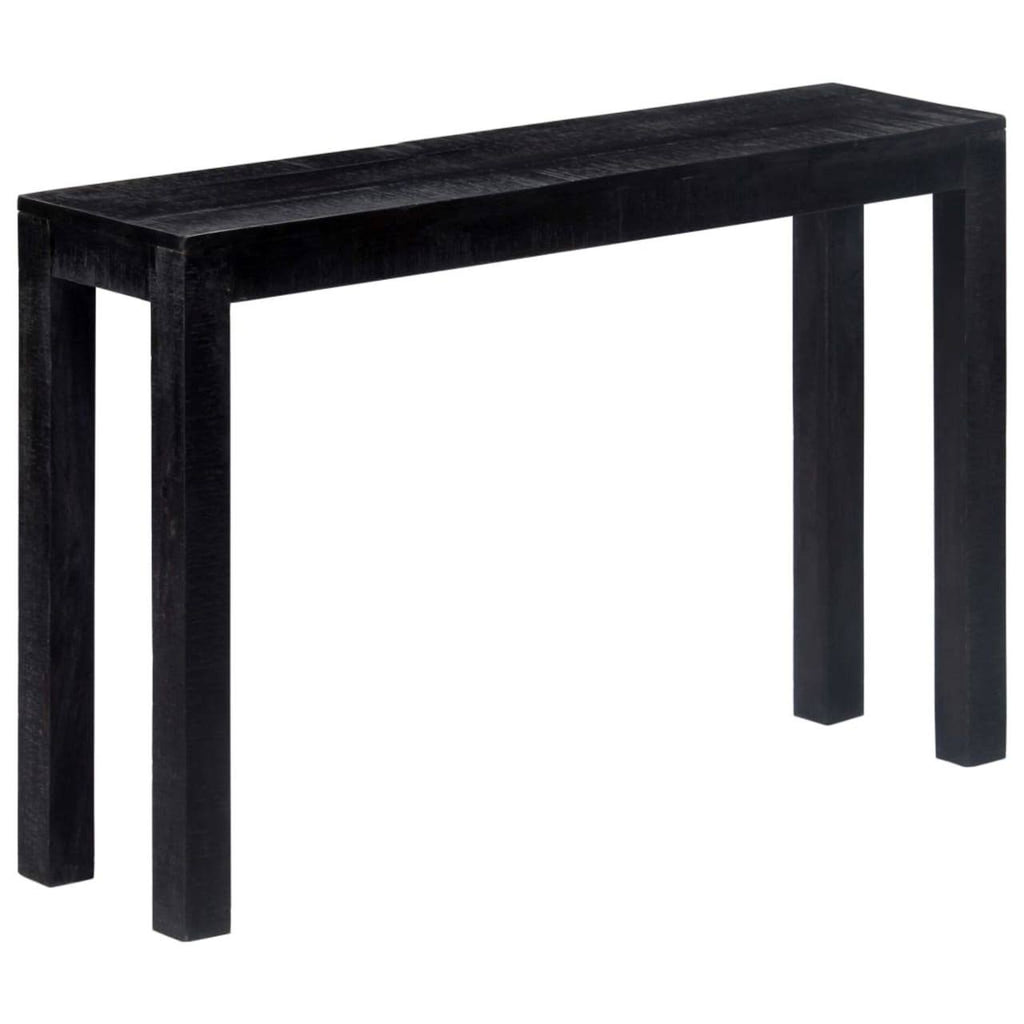 Black Solid Mango Wood Console Table L28827