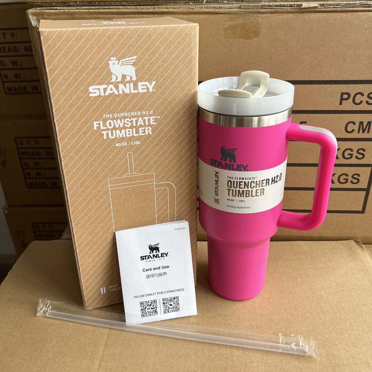 40oz Stainless Steel Tumbler J668