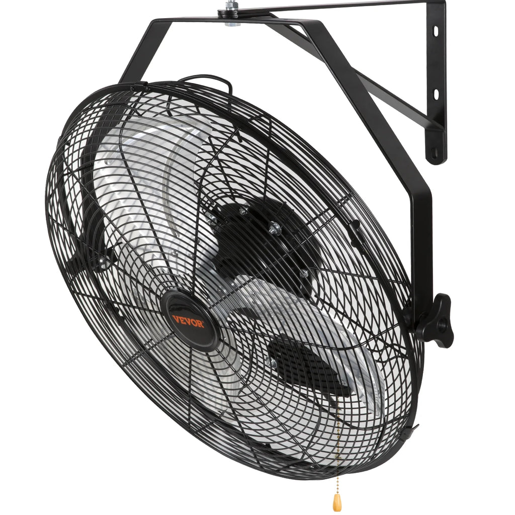 Wall Mount Oscillating Fan 17.6'' 3 Speed Waterproof I80270