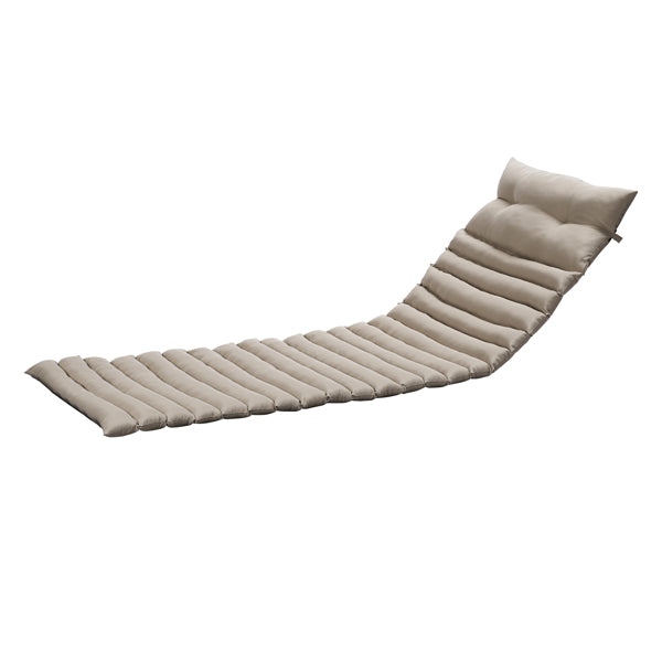 Khaki Outdoor Lounge Chair Cushion Replacement Patio Seat Cushion T2940