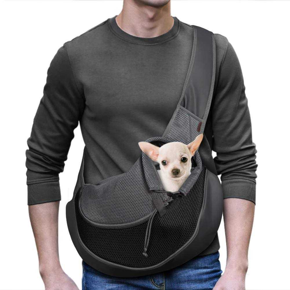 Breathable Mesh Pet Dog Sling Carrier L60270