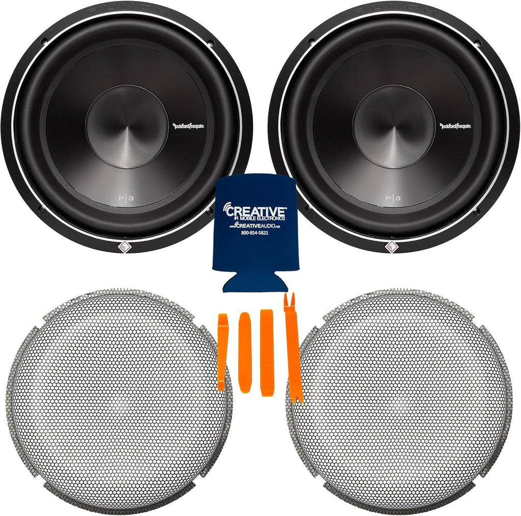 12" Dual 2-Ohm Subwoofers with Stamped Grille Insert K79577