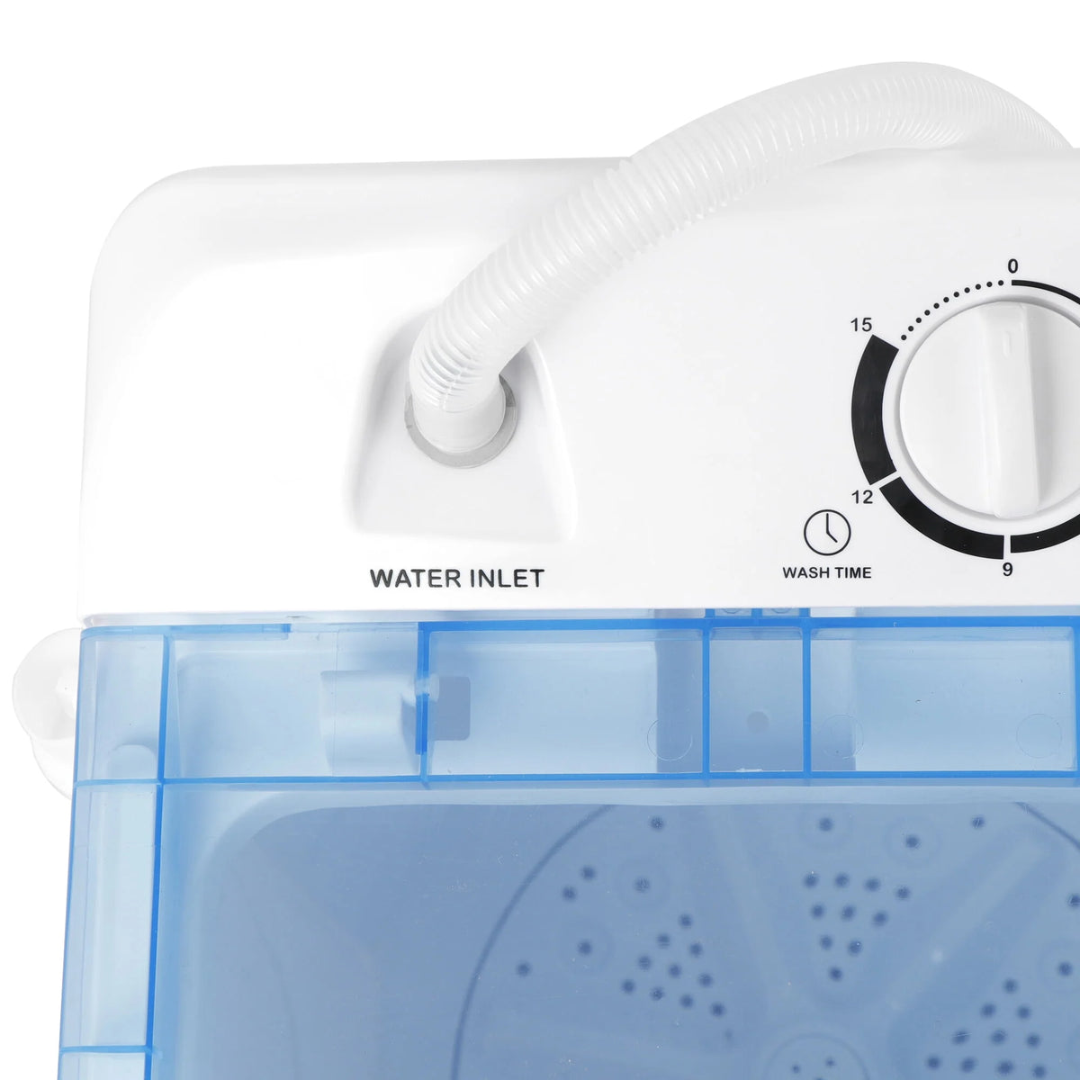 17.6lbs 2 in1 Portable Mini Washing Machine Top-Load Compact Laundry Twin Tub Washer Spin Dryer, White W5921