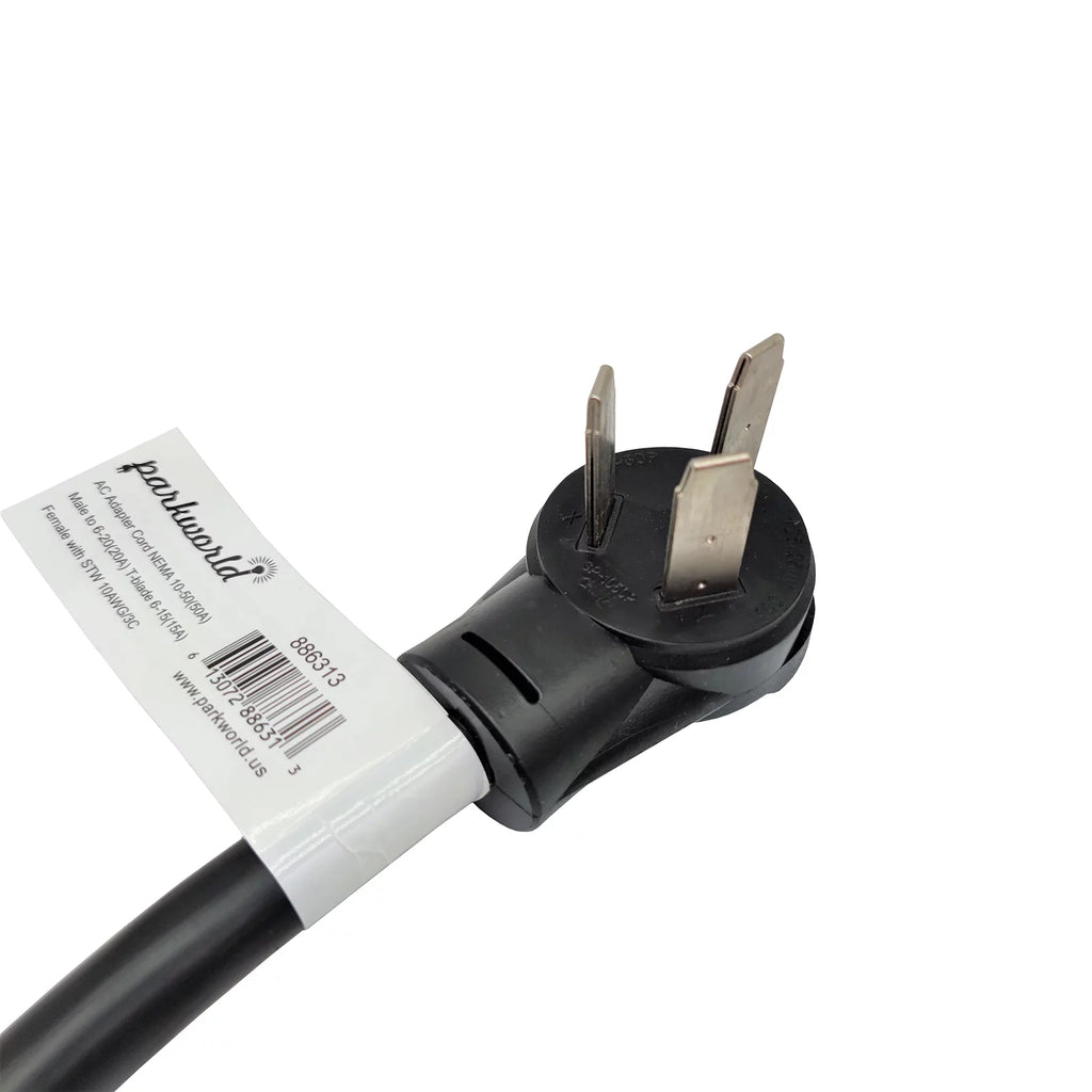 Dryer Plug Male to Kitchen Receptacle Female Adapter Cord (3FT) W3496