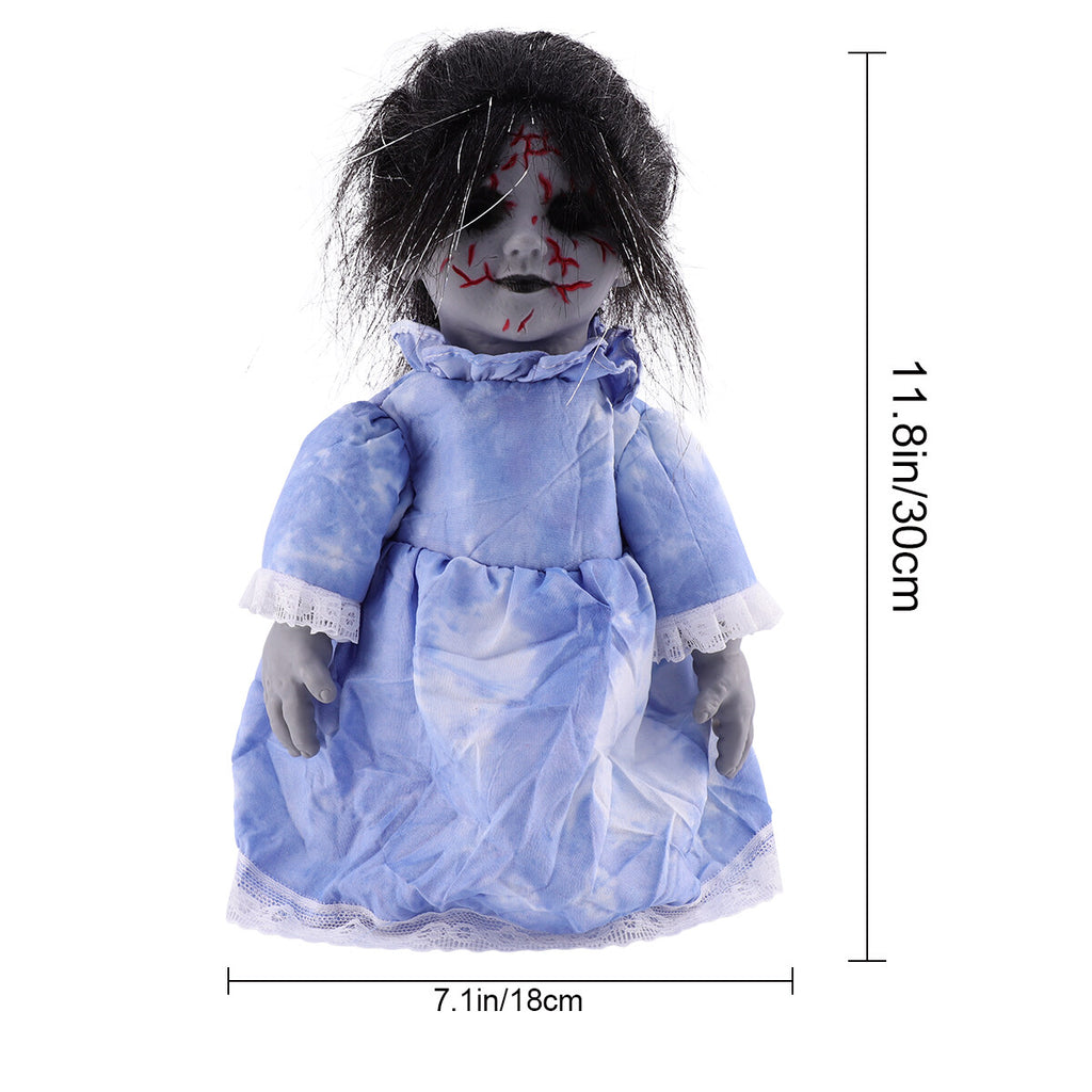 Halloween Voice-activated Induction Glowing Walking Doll Y709