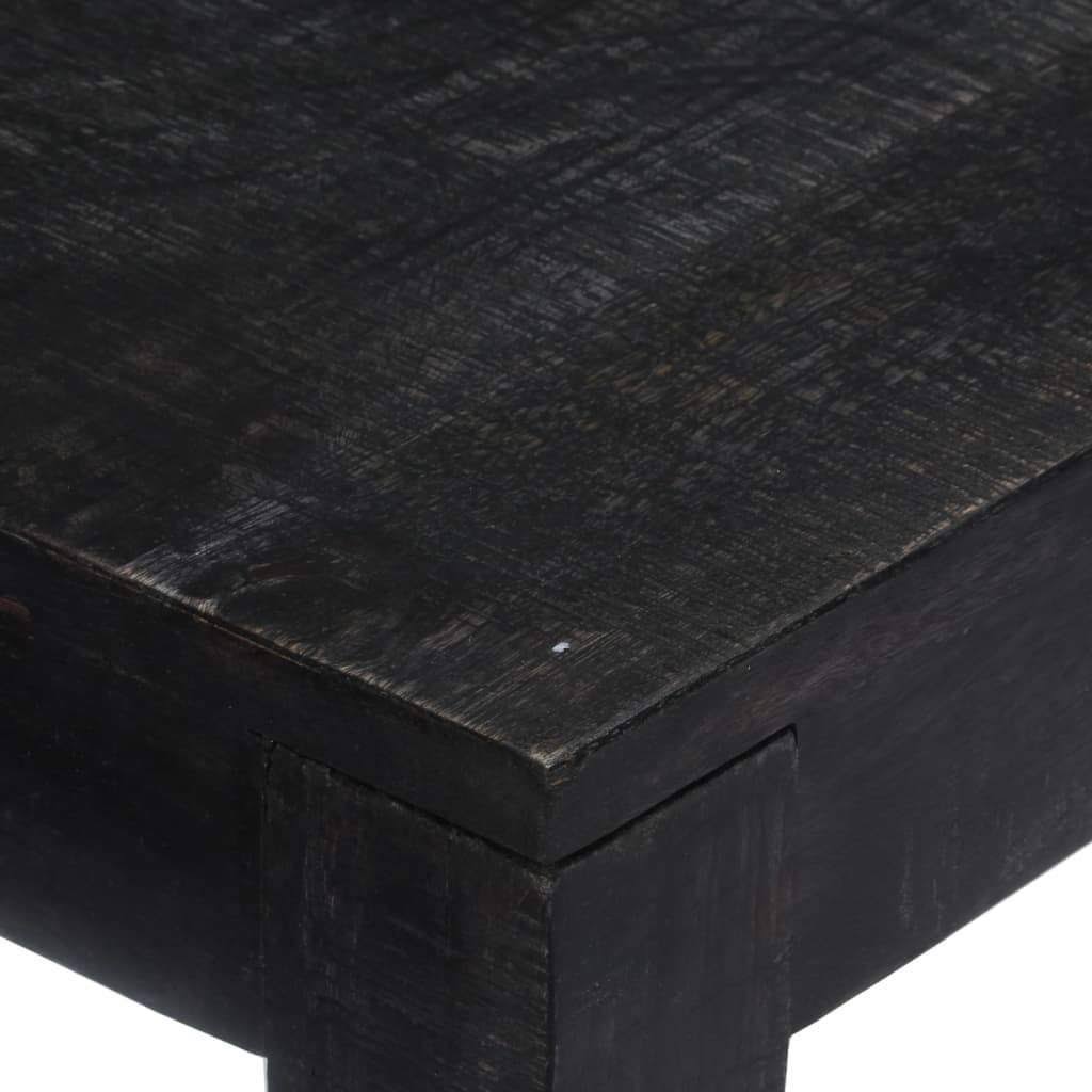 Black Solid Mango Wood Console Table L28827