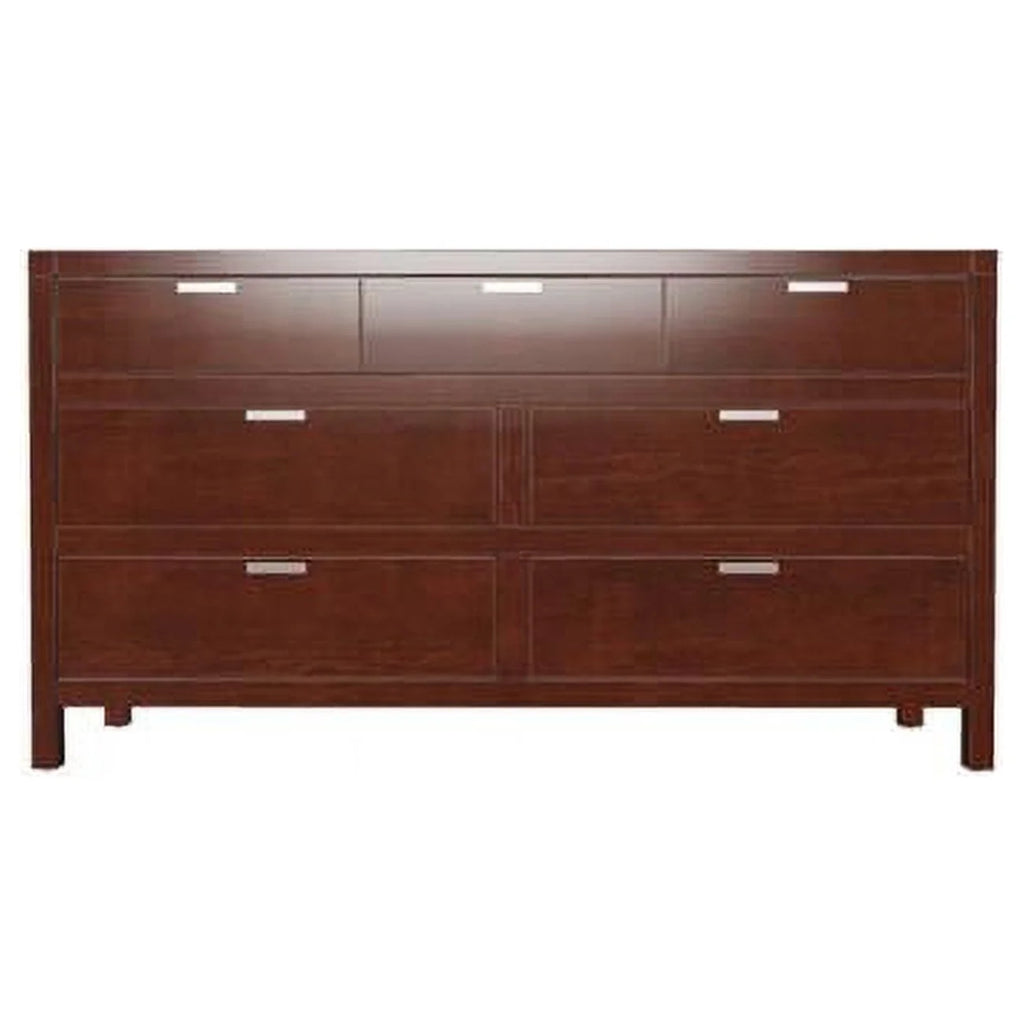 63 in. Solid Wood Seven Drawer Double Dresser K5803
