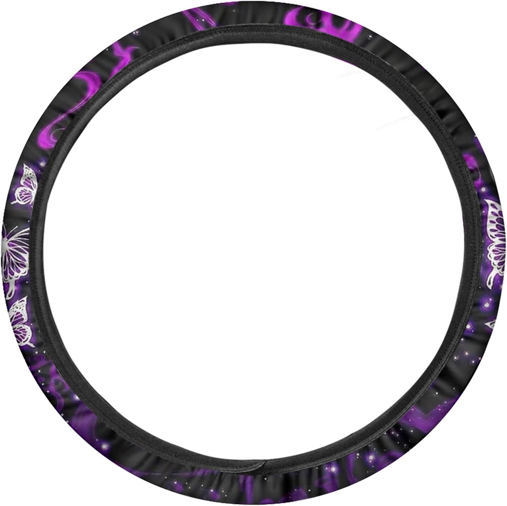 Black Auto Car Steering Wheel Cover 15 inch A8234