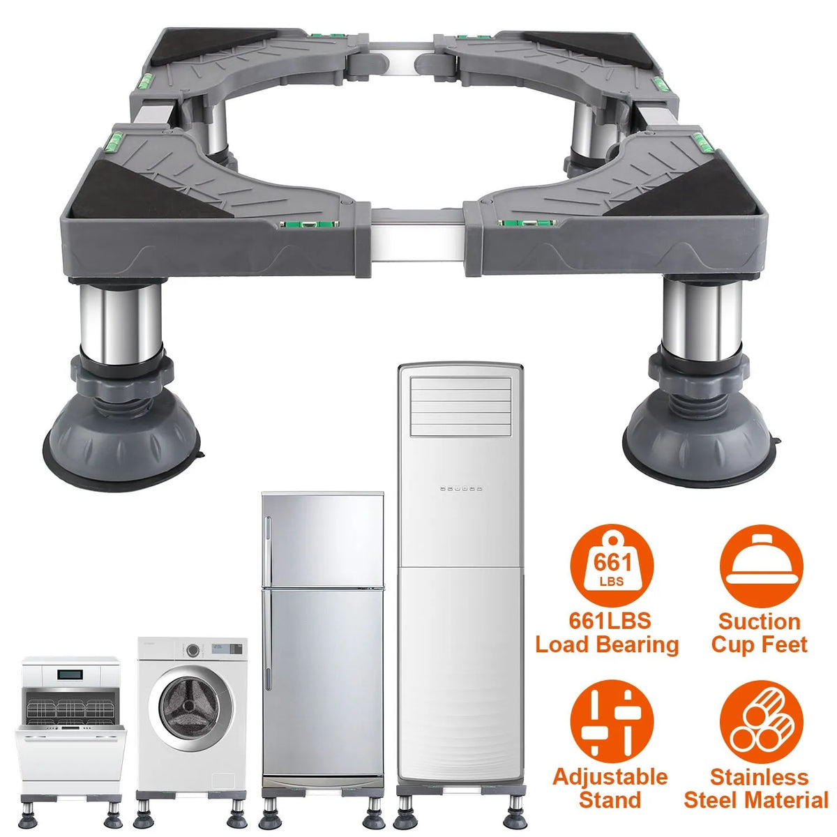 Adjustable Universal Appliance Base Stand W126
