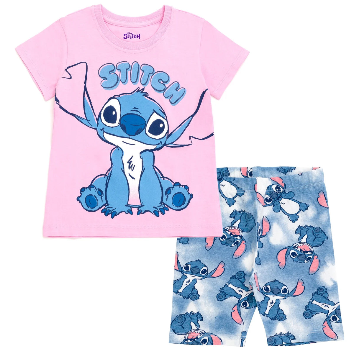 Big Girls T-Shirt and Bike Shorts Outfit Set I694220