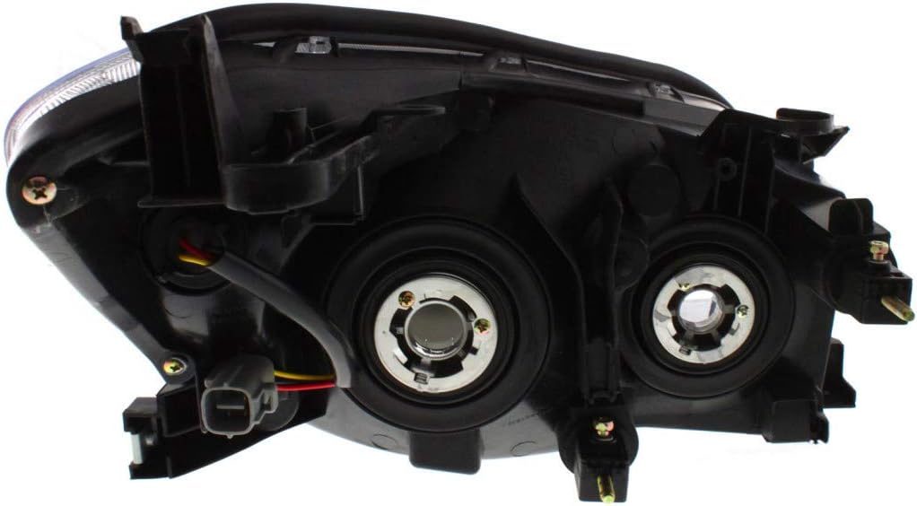 Black Housing Headlight Pair for 2006 2007 2008 Toyota RAV4 K908652