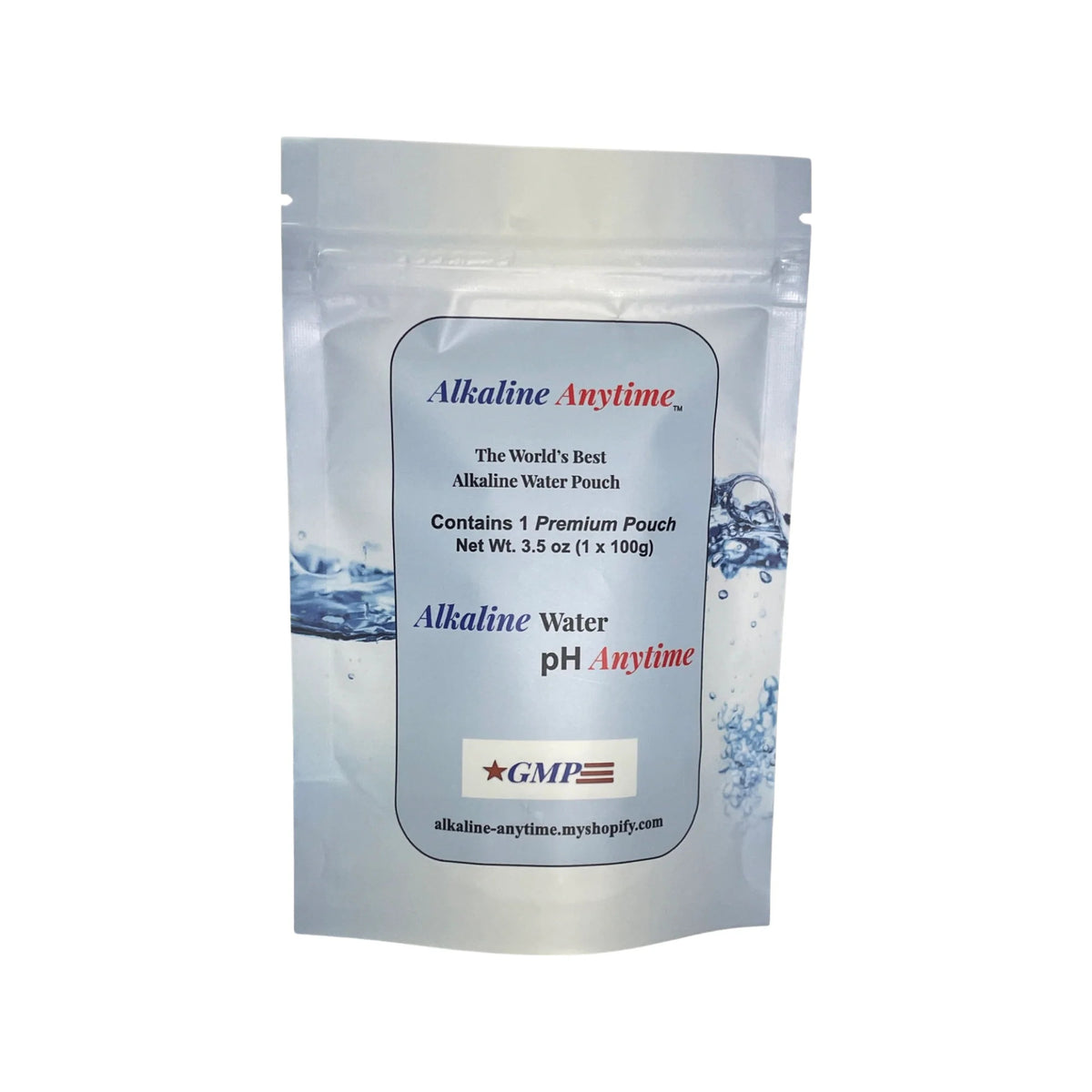 Alkaline Anytime 100 Gram Premium Large Water Filter Pouch I535145