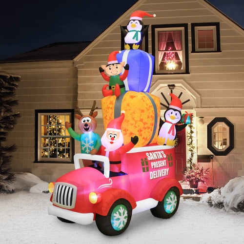 12 ft Pre-Lit LED Christmas Inflatable V39908